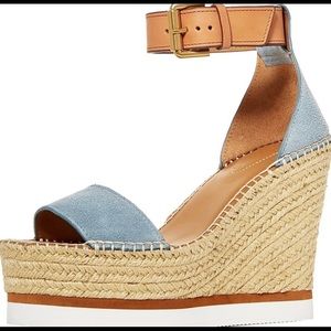 See By Chloe Glyn Ankle Strap Wedge